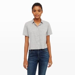 Club Monaco Grey Polo Tee