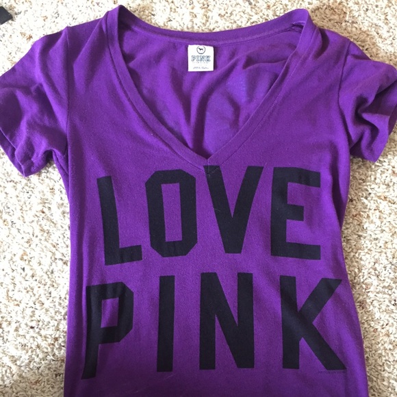 Purple shirt from PINK! Victoria's Secret.