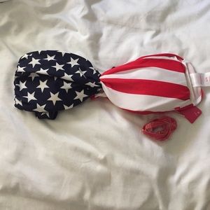 American flag bikini top