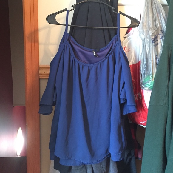 Off the shoulder tank