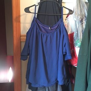 Off the shoulder tank