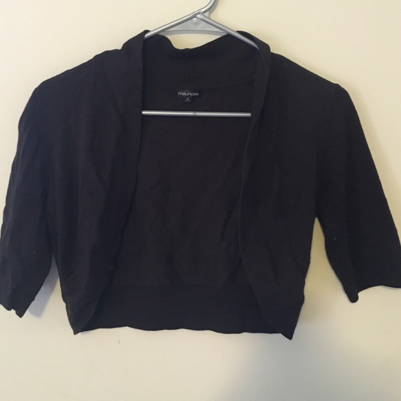 Crop Cardigan / Brown / XL