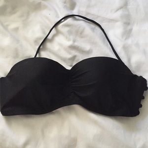 Black bathing suit top