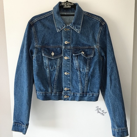 Brandy Melville Jackets & Blazers - NWOT dark wash Amara denim jacket