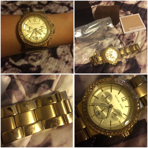 Gold michael kors watch. No trades - Picture 2 of 3