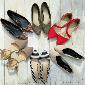 Express Striped Flats & Leopard Flats Bundle