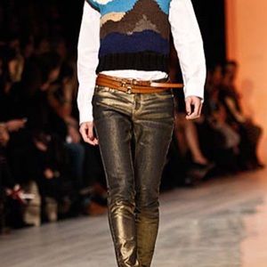 Joe Fresh Metallic gold Jeans