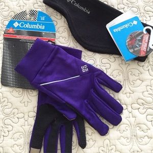 ✨SALE✨NWT Columbia Gloves and Headband