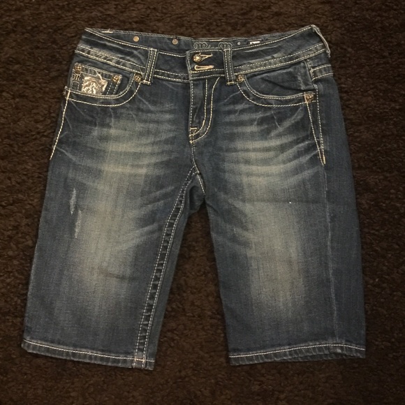 Miss Me Bermuda jean shorts
