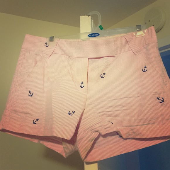 J crew pink seersucker shorts ⚓️ PRICE REDUCED