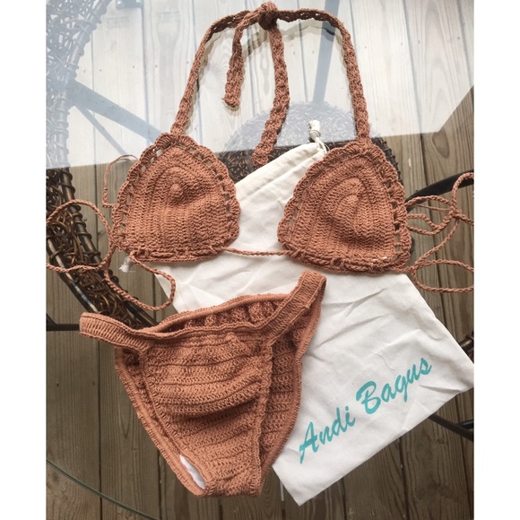 ✨SOLD ON MERC✨Andi Bagus crochet bikini - Picture 2 of 3