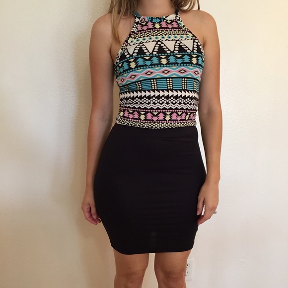 Black Bodycon Pencil Skirt - Picture 2 of 4