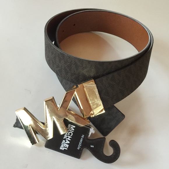 Michael Kors Accessories - Michael Kors Reversible Logo Belt L
