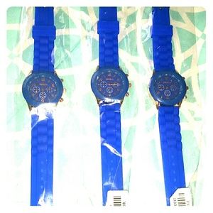 BLUE GENEVA WATCH