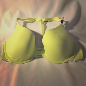 Victoria's Secret Tshirt Tback Logo padded bra 34C