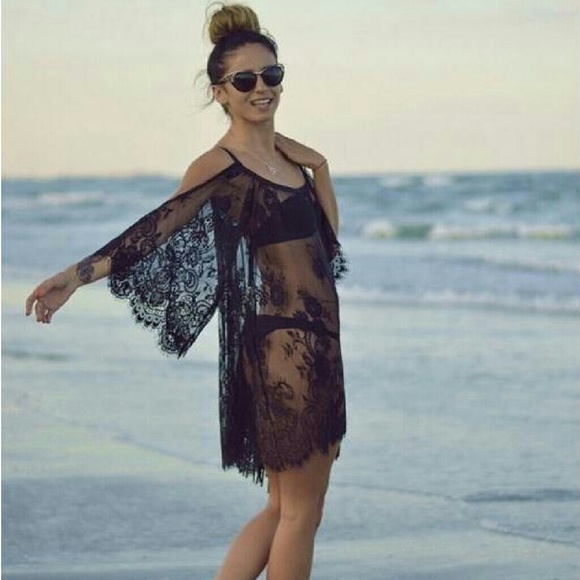 Lace Bikini Cover Up