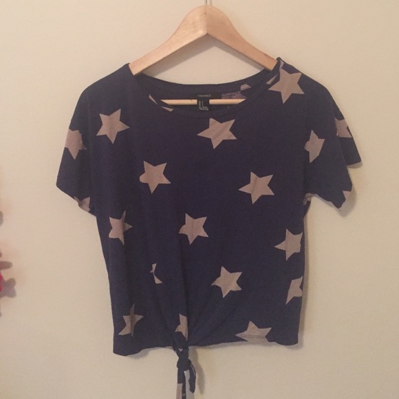 F21 stars tie top SOLD
