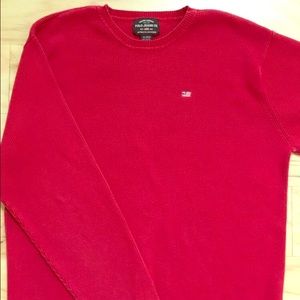 Polo Ralph Lauren Red Stitched Crewneck Sweater