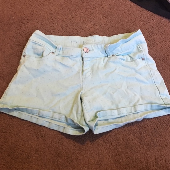 Teal Jean Shorts / Rue21 / 9-10