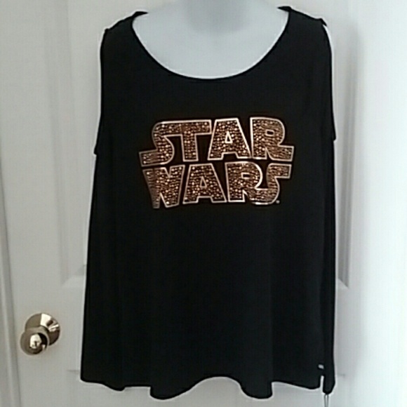 Rock & Republic Tops - Star Wars rhinestone cold shoulder long sleeve