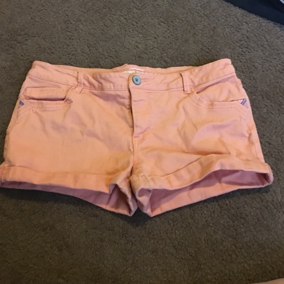 Orange Jean shorts / 14 (fits like a 12)
