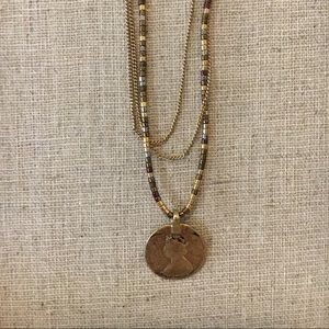Stella and Dot Aura Coin Drop Necklace