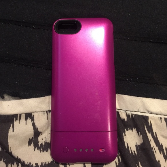 Iphone 5 Pink mophie charging case