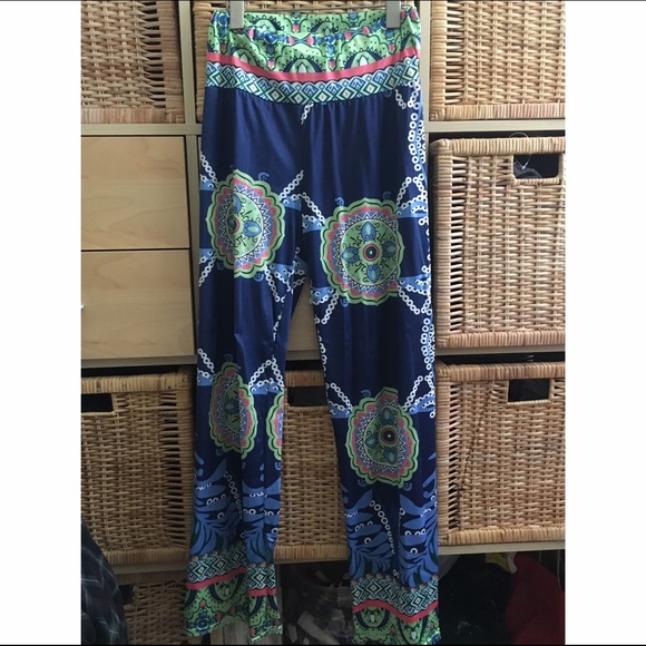 Boho wide leg pants