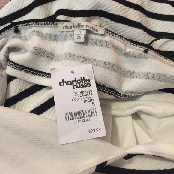 SOLD Stripped Charlotte Russe Dress - Picture 2 of 4