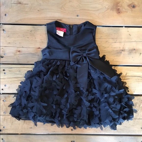 (18 month) Baby Girl Black Dress w/ Bloomers