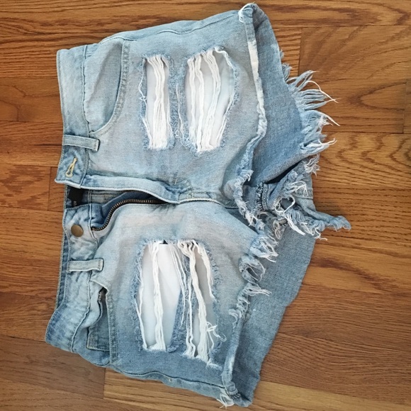 Forever 21 High Waisted Jean Shorts