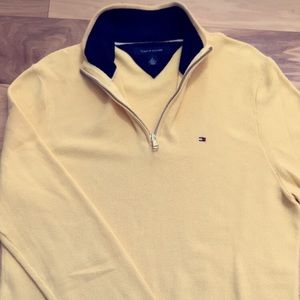Tommy Hilfiger Long Sleeve Quarter Zip Sweater