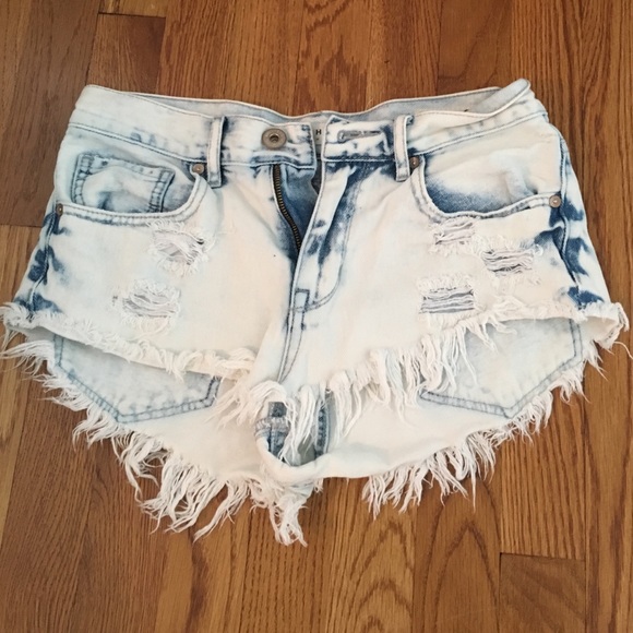 Bullhead Denim High Waisted Jean Shorts