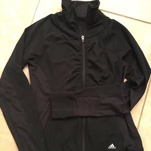Black Adidas running jacket