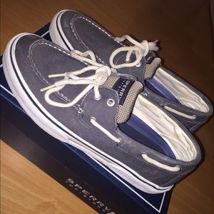 Sperrys Navy Blue size 8.5 perfect condition!!!