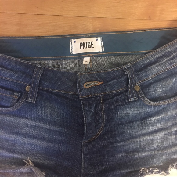 Paige denim cut offs