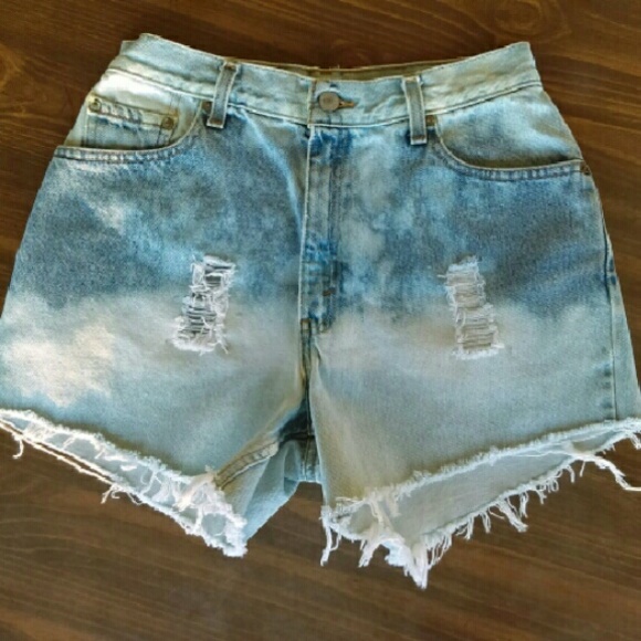 High waisted shorts