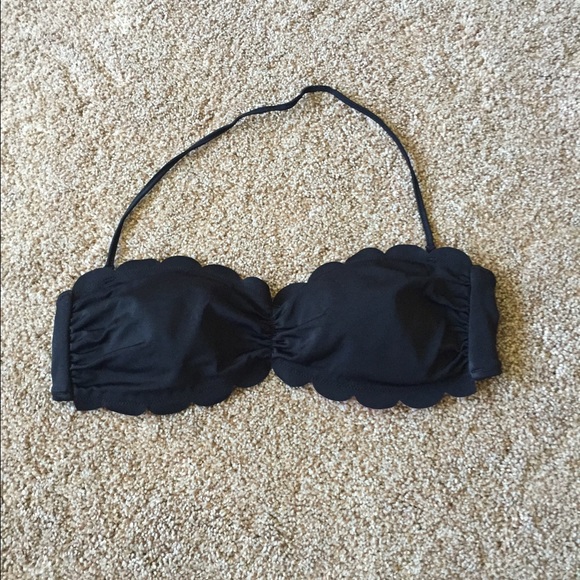 VS Pink Scalloped Swim Top