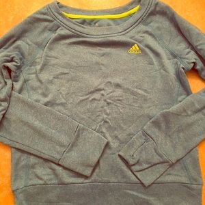 Blue Adidas sweatshirt