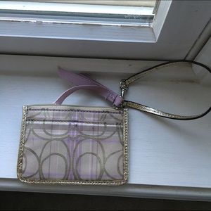 COACH wristlet
