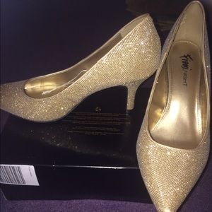 Gold heels
