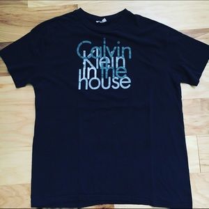 Calvin Klien Vintage Spell Out Short Sleeve Shirt