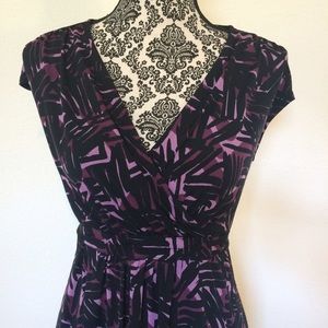 Purple Patterned Dress - so comfy