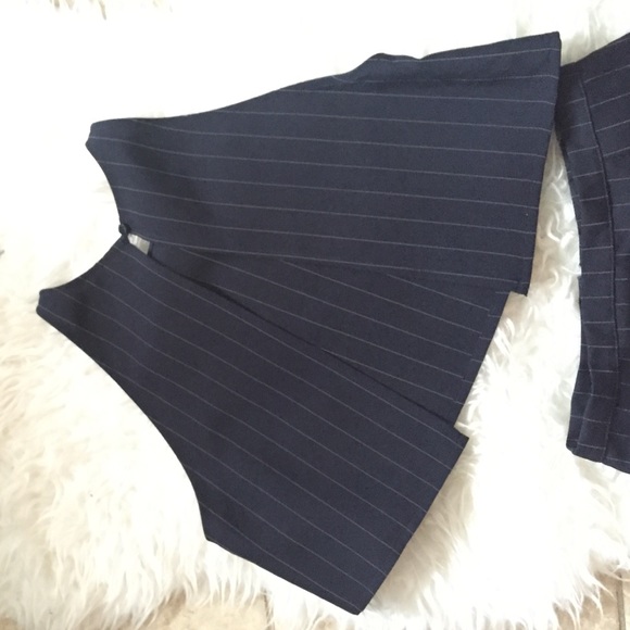 SOLD American Apparel Pinstripe Set - Picture 2 of 4