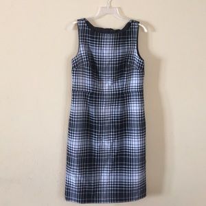 Black and white work dress