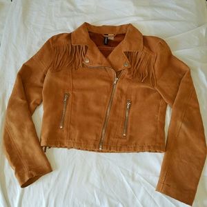 Suede Fringe H&M Jacket