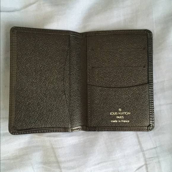 Louis Vuitton pocket organizer noir Epi Leather