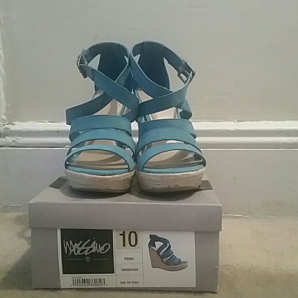 Turquoise Mossimo sandals