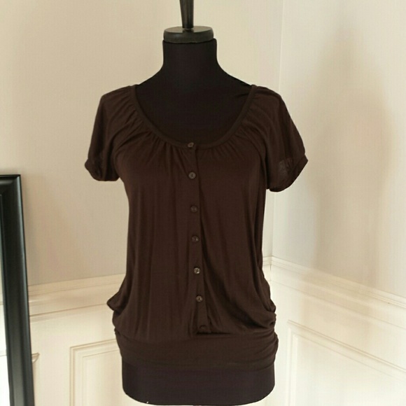 The Limited brown top