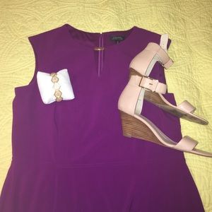 Beautiful Purple Tahari Dress